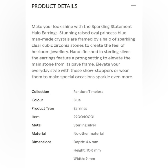 Pandora Halo Stud Earrings - Picture 3 of 5